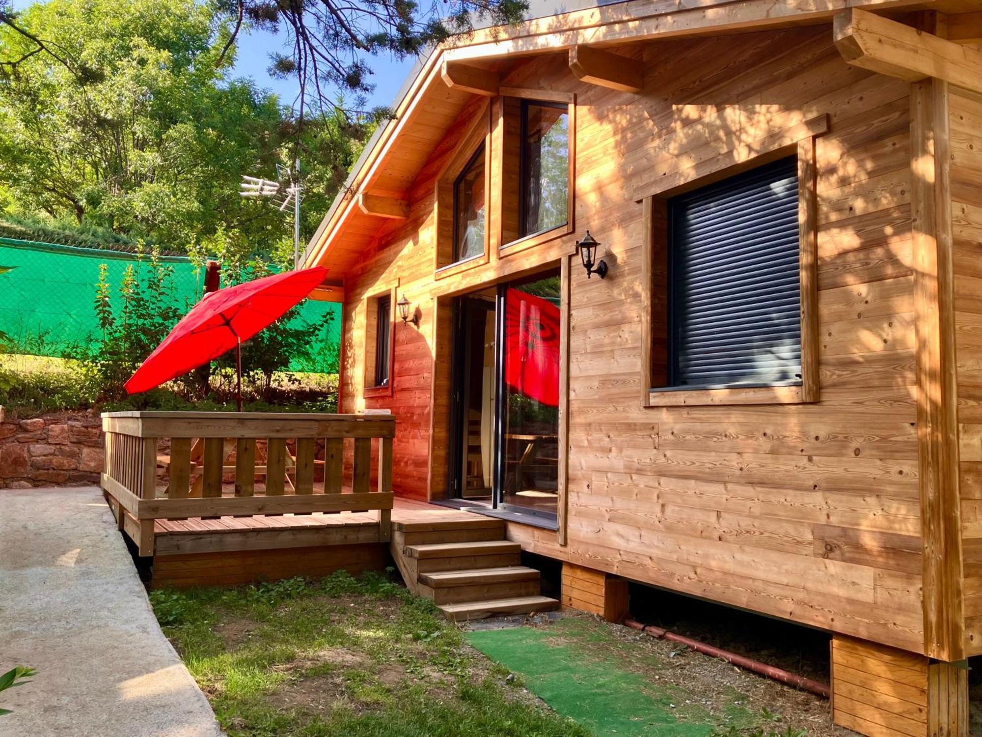 Camping L'Enclave Mobil-Home Estavar Exterior foto
